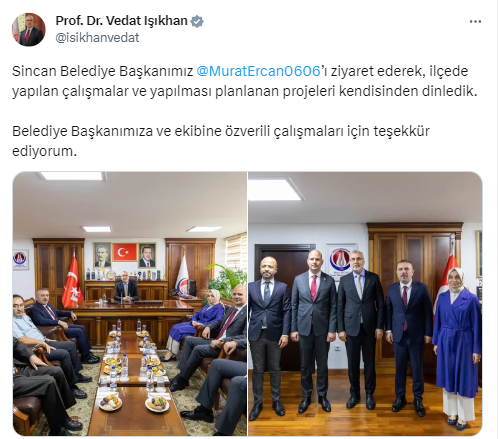 Bakan Işıkhan, Ankara’da ziyaretler gerçekleştirdi