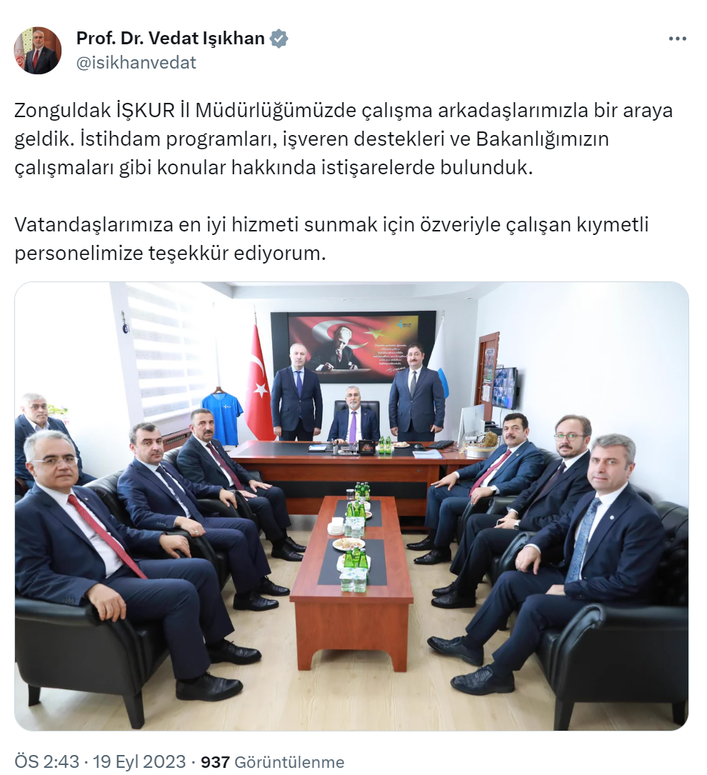 Bakan Işıkhan, Zonguldak’ta ziyaretlerini sürdürüyor
