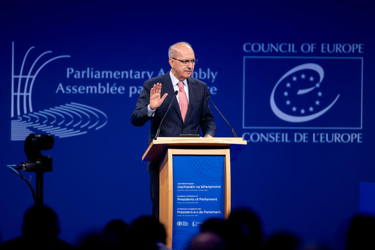 Kurtulmuş’tan, Avrupa Parlamento Başkanları Konferansı’nda Rum temsilcinin iddialarına sert yanıt