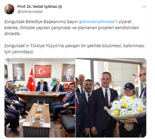 Bakan Işıkhan, Zonguldak’ta bir dizi ziyaret gerçekleştirdi