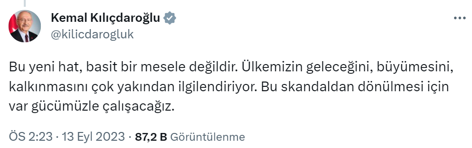 Kılıçdaroğlu: “Türkiye’nin dışlanmasına göz yummuş, tarihi bir skandala imza atmıştır”