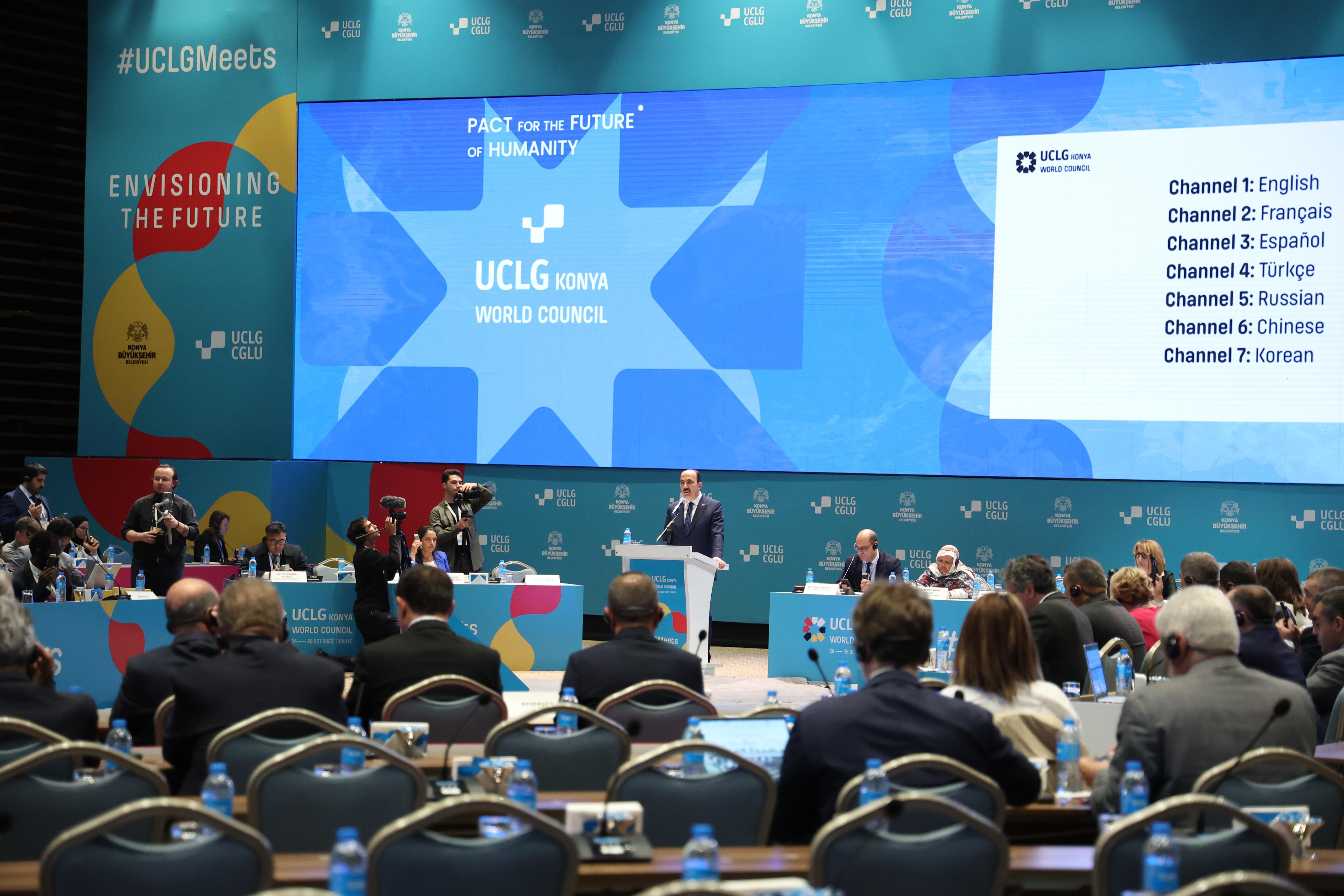 UCLG Dünya Konseyi, Konya’da başladı