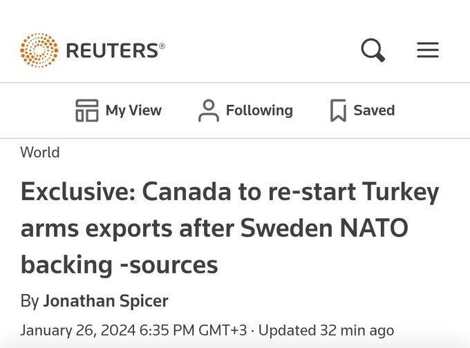 Kanada’dan son dakika Türkiye kararı! Ambargolar resmen kaldırıldı