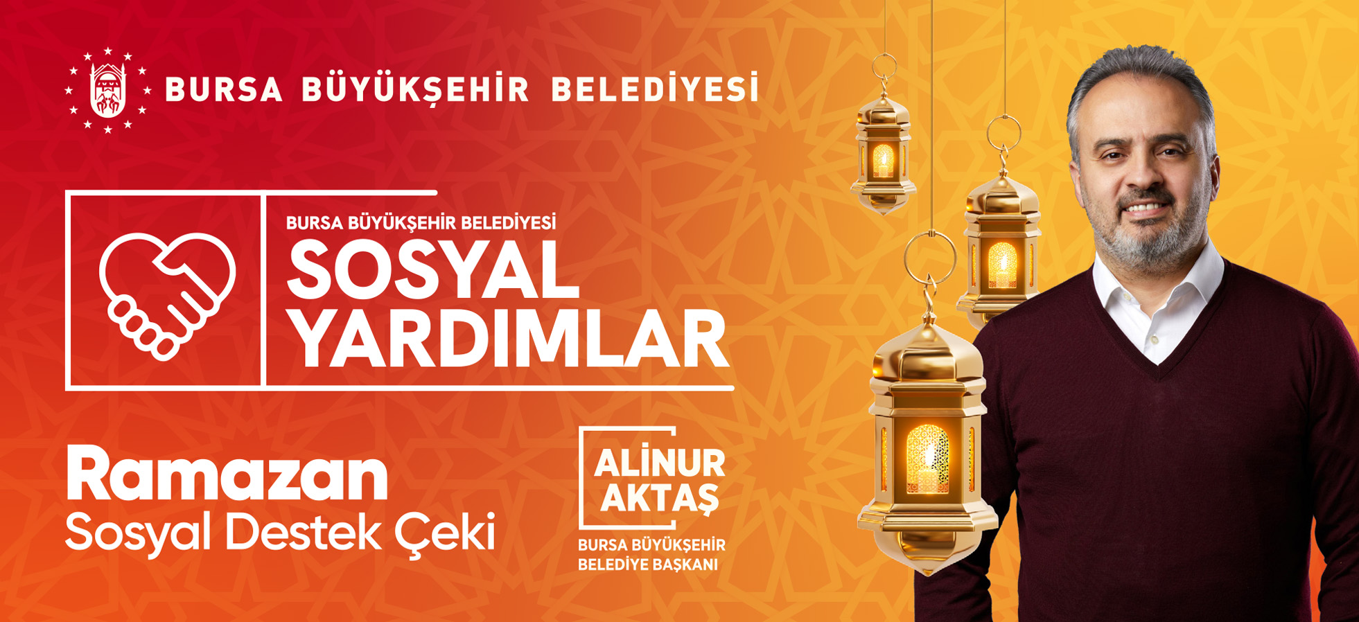 Bursa’da ‘Ramazan Sosyal Destek Çeki’ başvuruları başladı