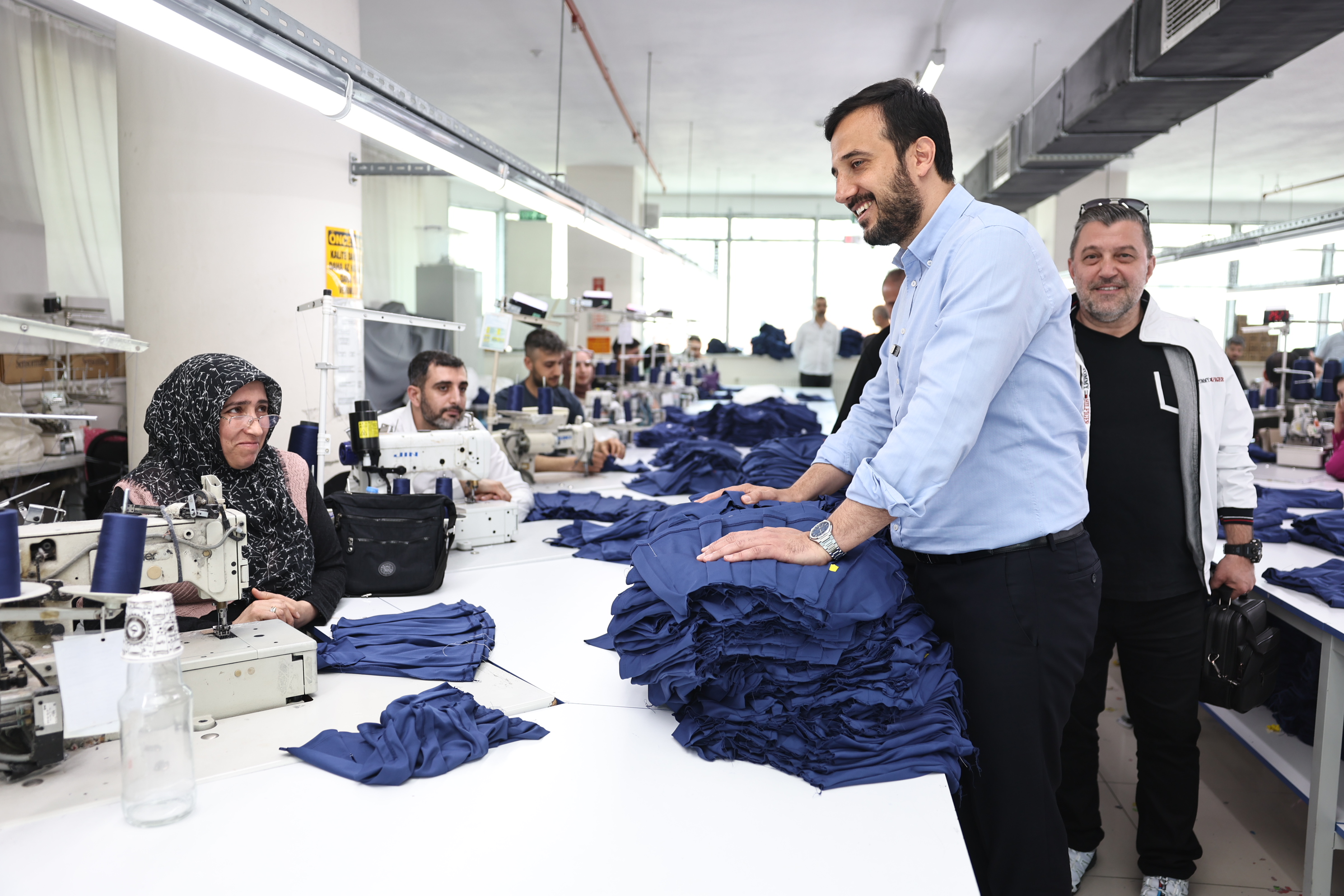 Bağcılar Belediyesi’nden tekstil atölyelerine ziyaret