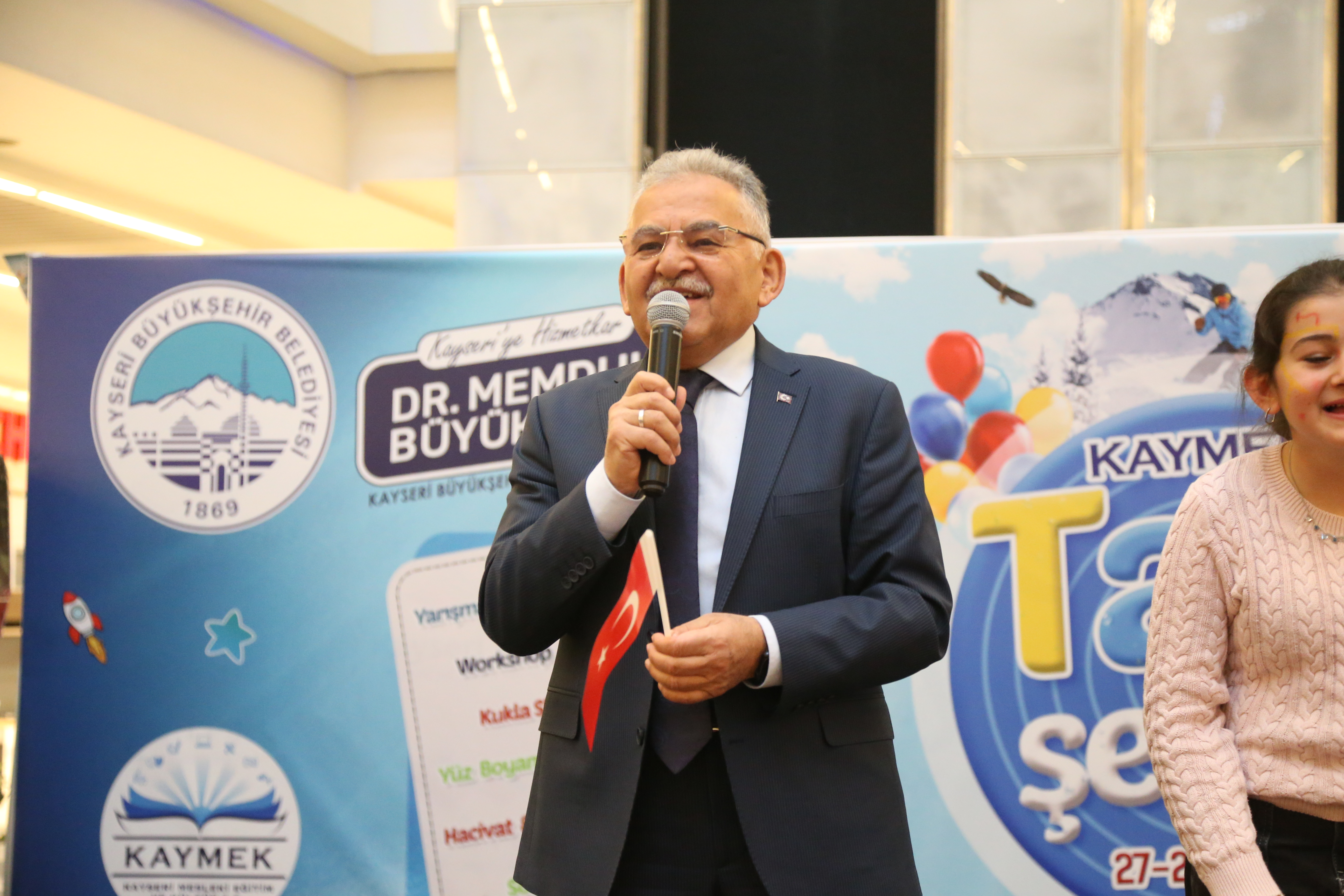 Kayseri’de çocuklar ‘Tatil Şenliği’ etkinliğinde buluştu