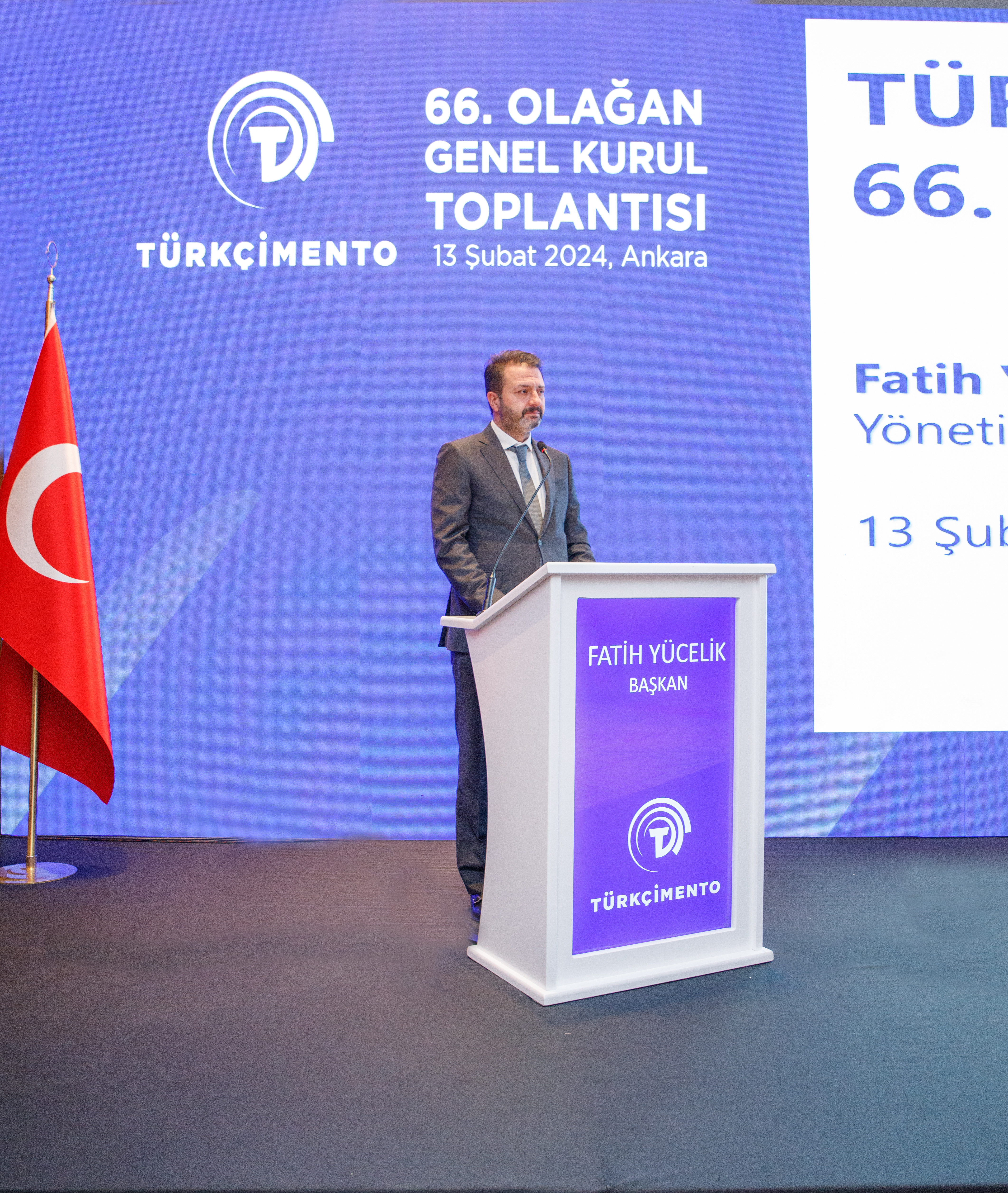 TÜRKÇİMENTO’nun 66’ncı Seçimli Genel Kurulu Ankara’da gerçekleşti: Yücelik güven tazeledi