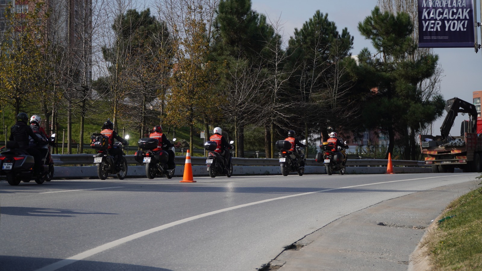 İBB’nin Motorcu Dostu Bariyer uygulaması çalışmaları devam ediyor