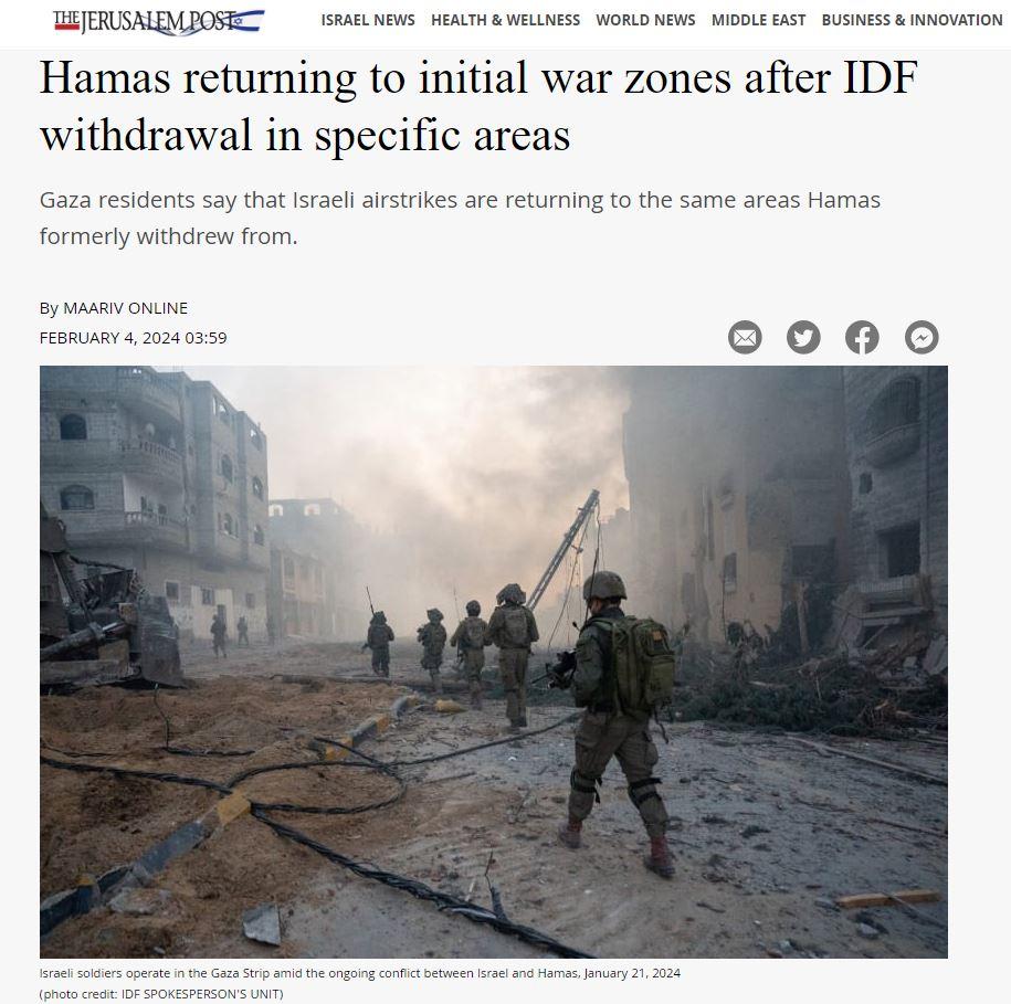 Jeruselam Post: Hamas geri döndü