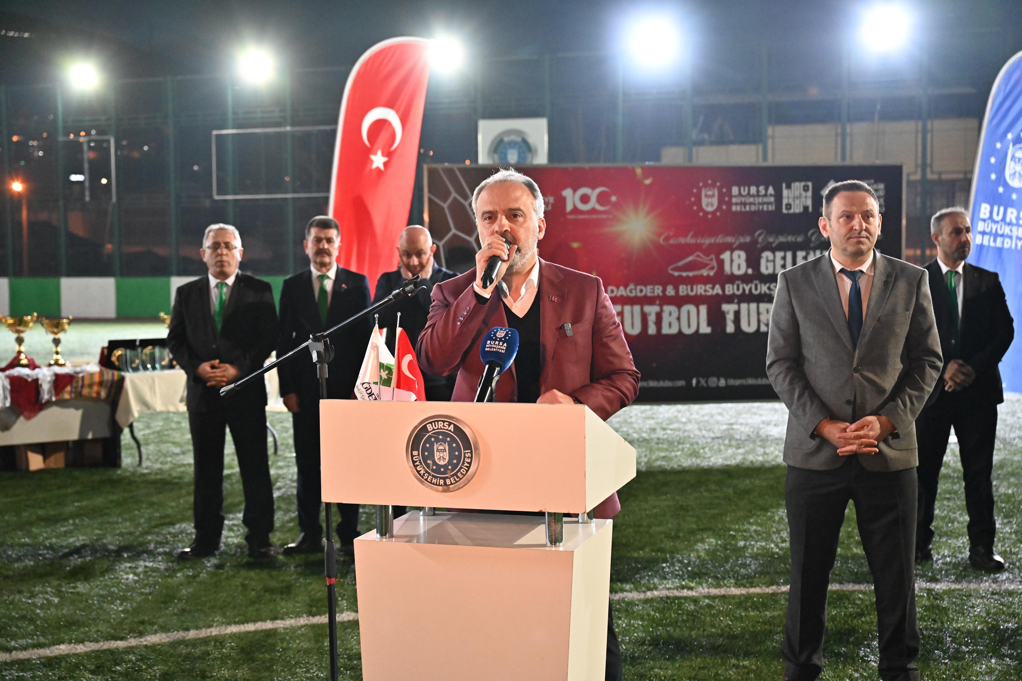 Başkan Aktaş: “Dağder Futbol Turnuvası’na her sene destek oluyoruz”