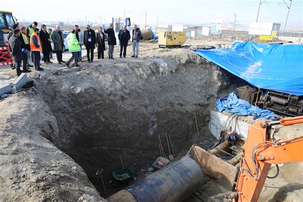 Polatlı’ya içme suyu taşıyan isale hattının 96 buçuk kilometresi tamamlandı