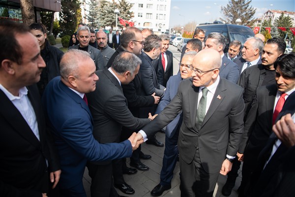 Hazine ve Maliye Bakanı Şimşek, Başkan Büyükkılıç’ı ziyaret etti