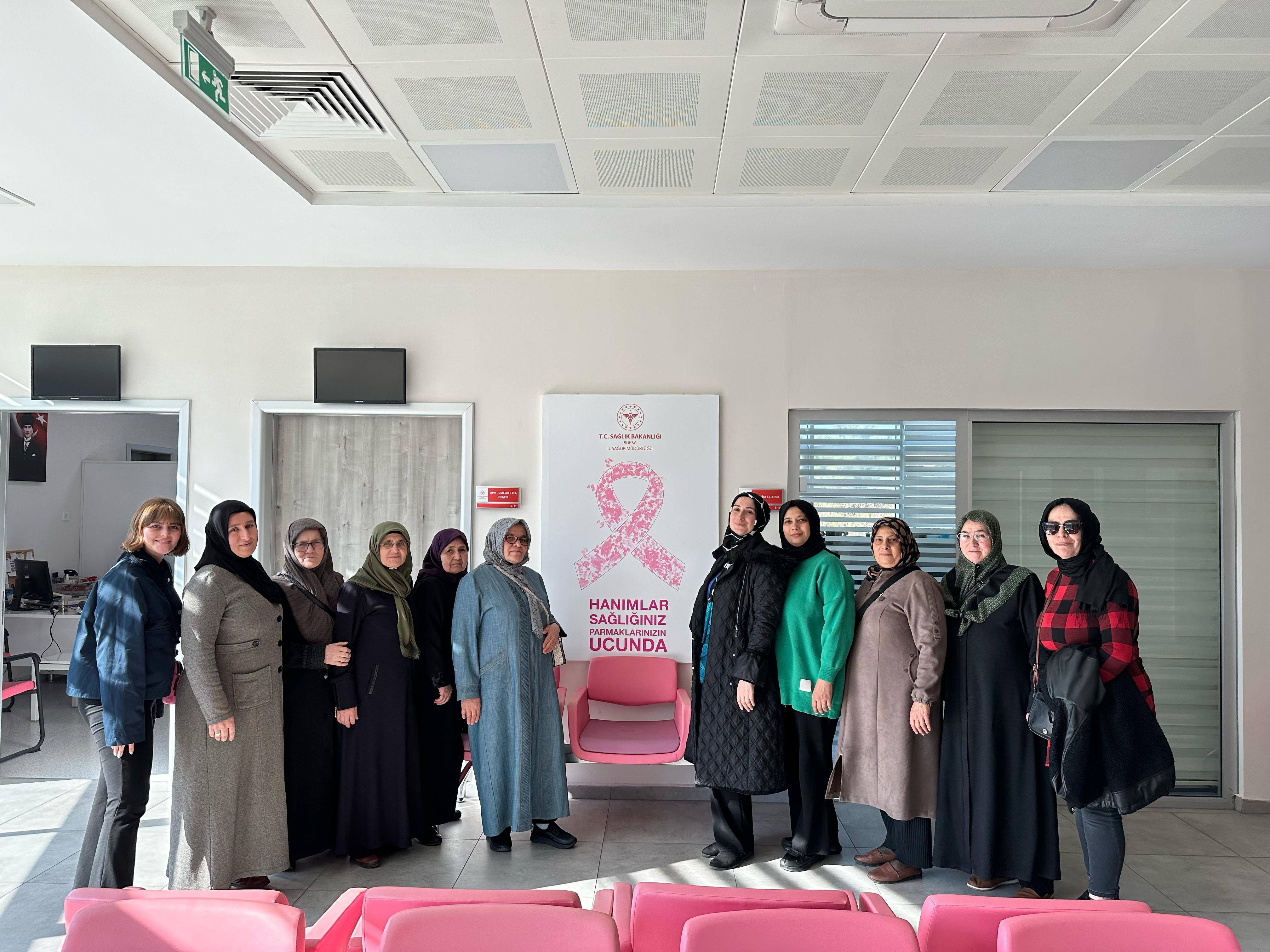 Nilüfer’de kadınlara ücretsiz kanser taraması yapılıyor