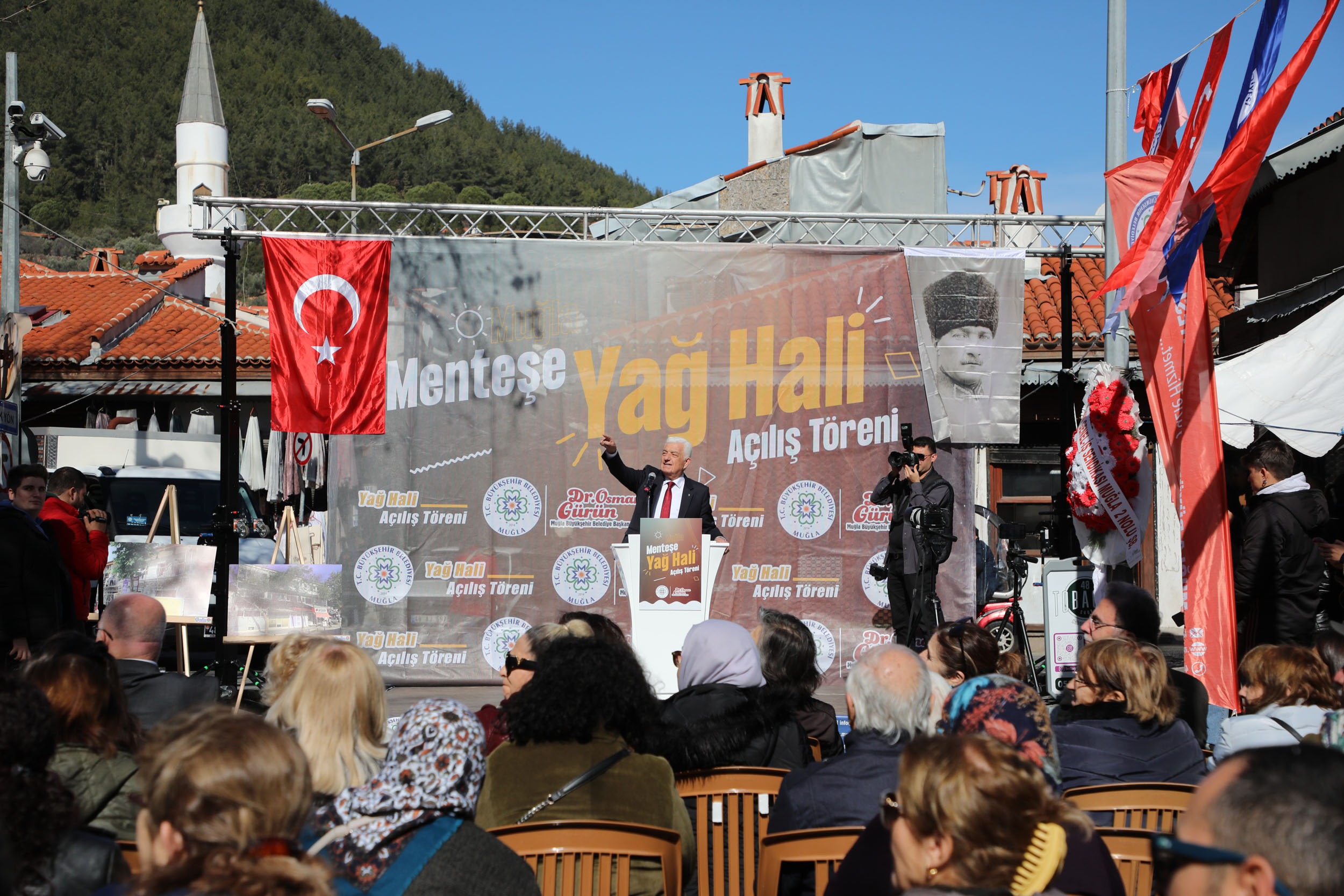 Başkan Gürün, tarihi Yağ Hali’nin açılışı yaptı