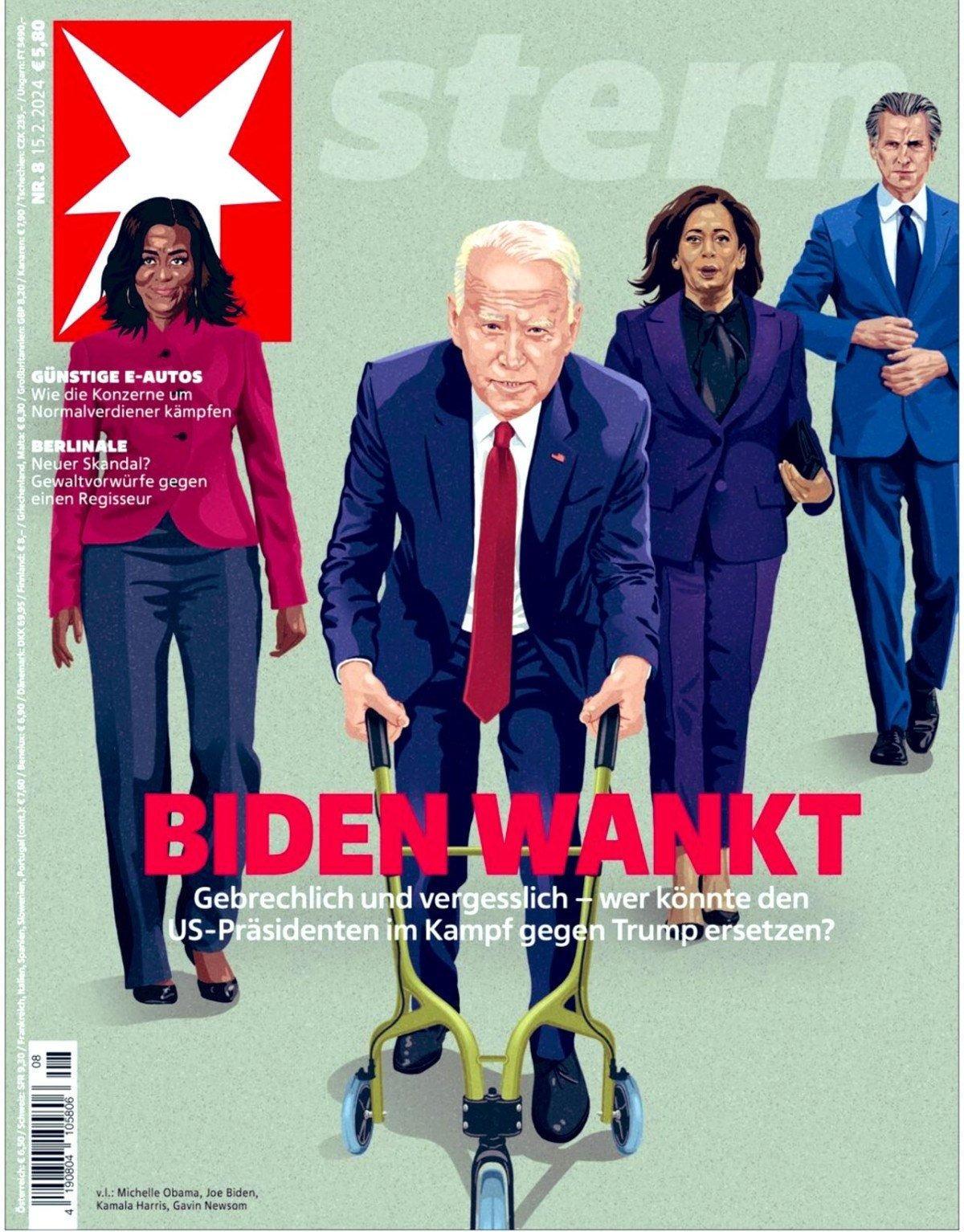 Stern dergisi Biden’ı çizdi