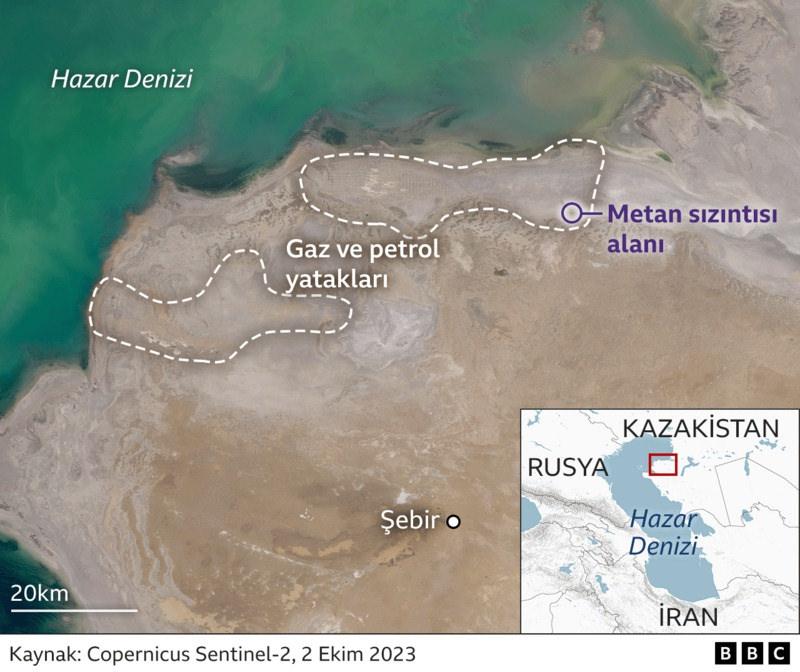 Kazakistan’da tarihin en büyük metan sızıntılarından biri yaşandı