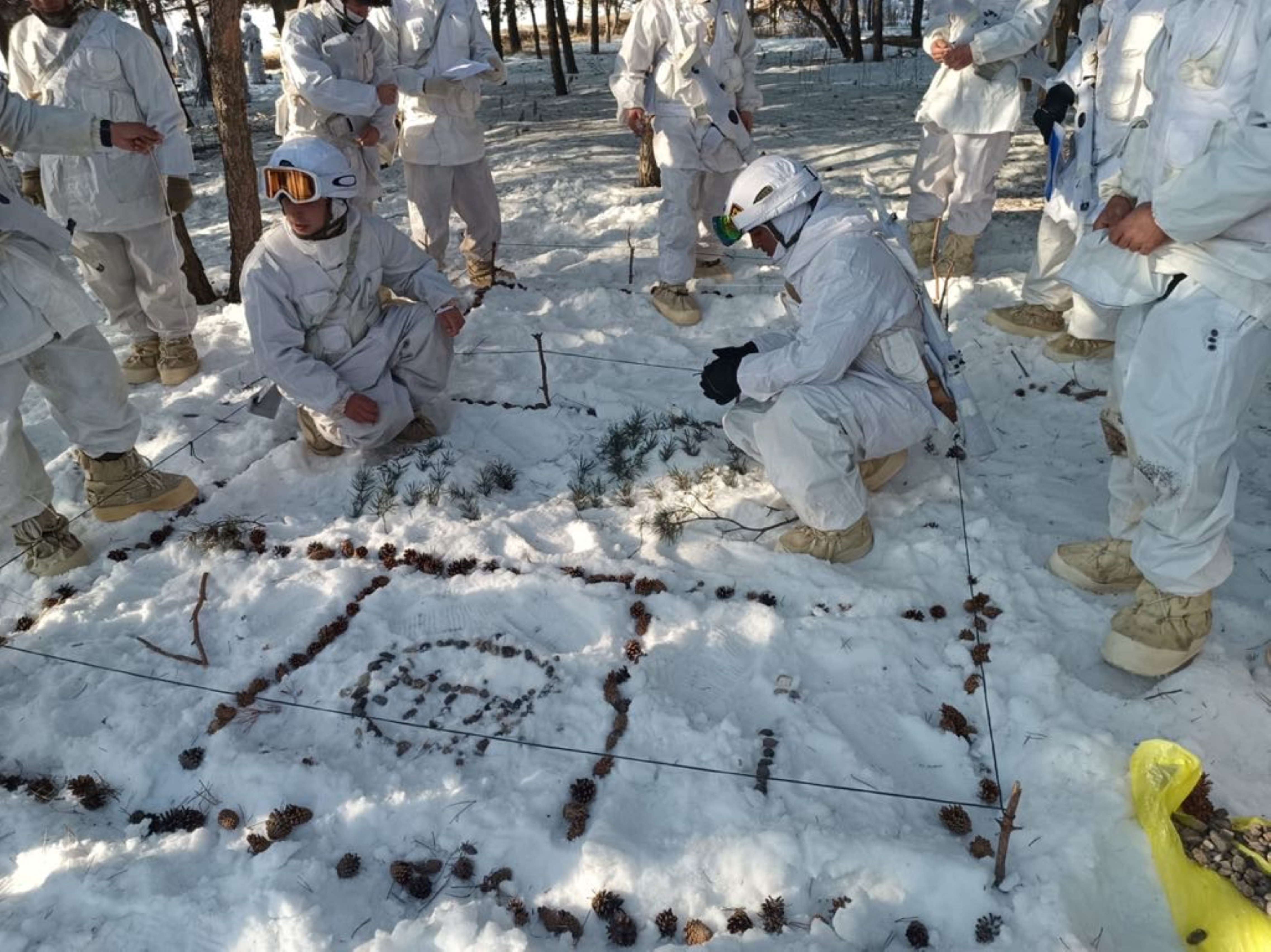 Komando ihtisas kursiyerleri ‘Şiddetli Soğuklarda Muharebe Tatbikatı’ yaptı