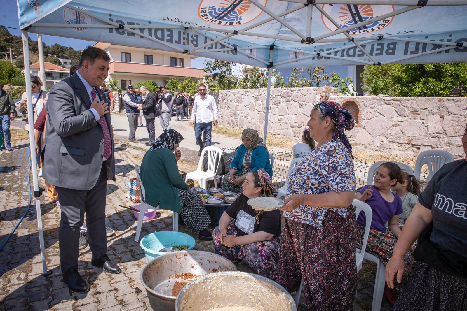 Başkan Tugay’dan Deliktaş Köyü’ne ziyaret