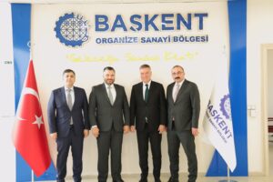 SANAYİ VE TEKNOLOJİ BAKAN YARDIMCISI ORUÇ BABA İNAN, BAŞKENT OSB'YÜ ZİYARET ETTİ: BÖLGENİN GELİŞİMİ VE İŞBİRLİĞİ İMKANLARI MASAYA YATIRILDI