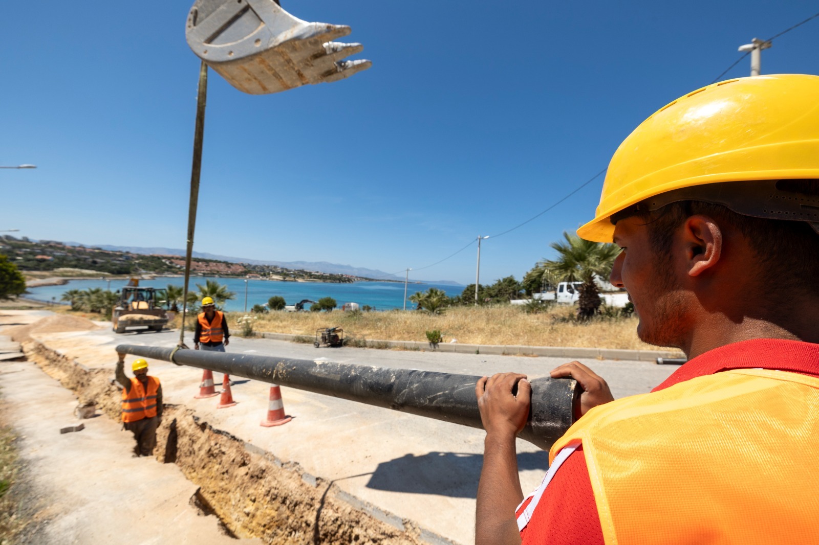 İZSU, Çeşme’de içme suyu yatırımlarına devam ediyor