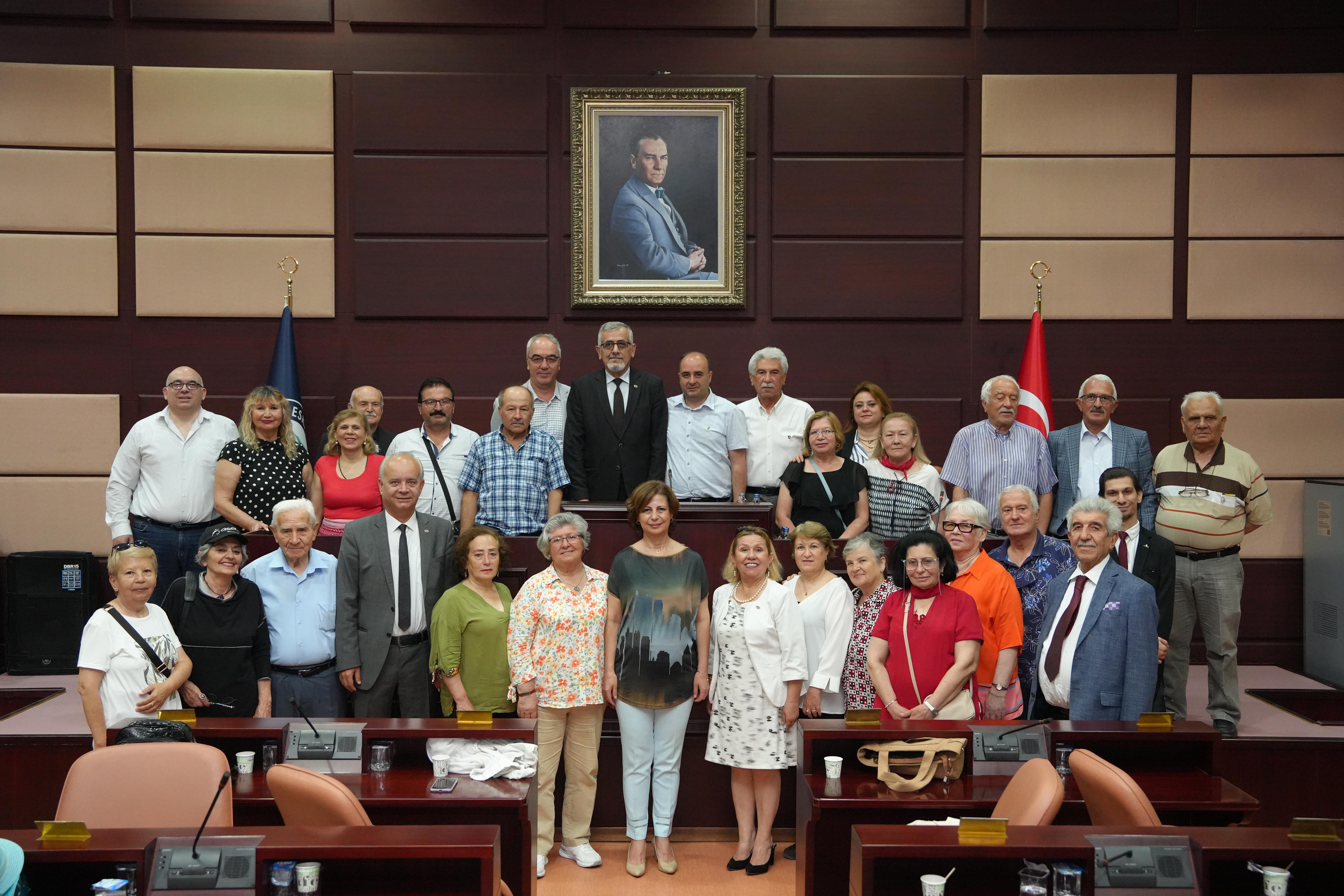 Derneklerden Başkan Ünlüce’ye ziyaret