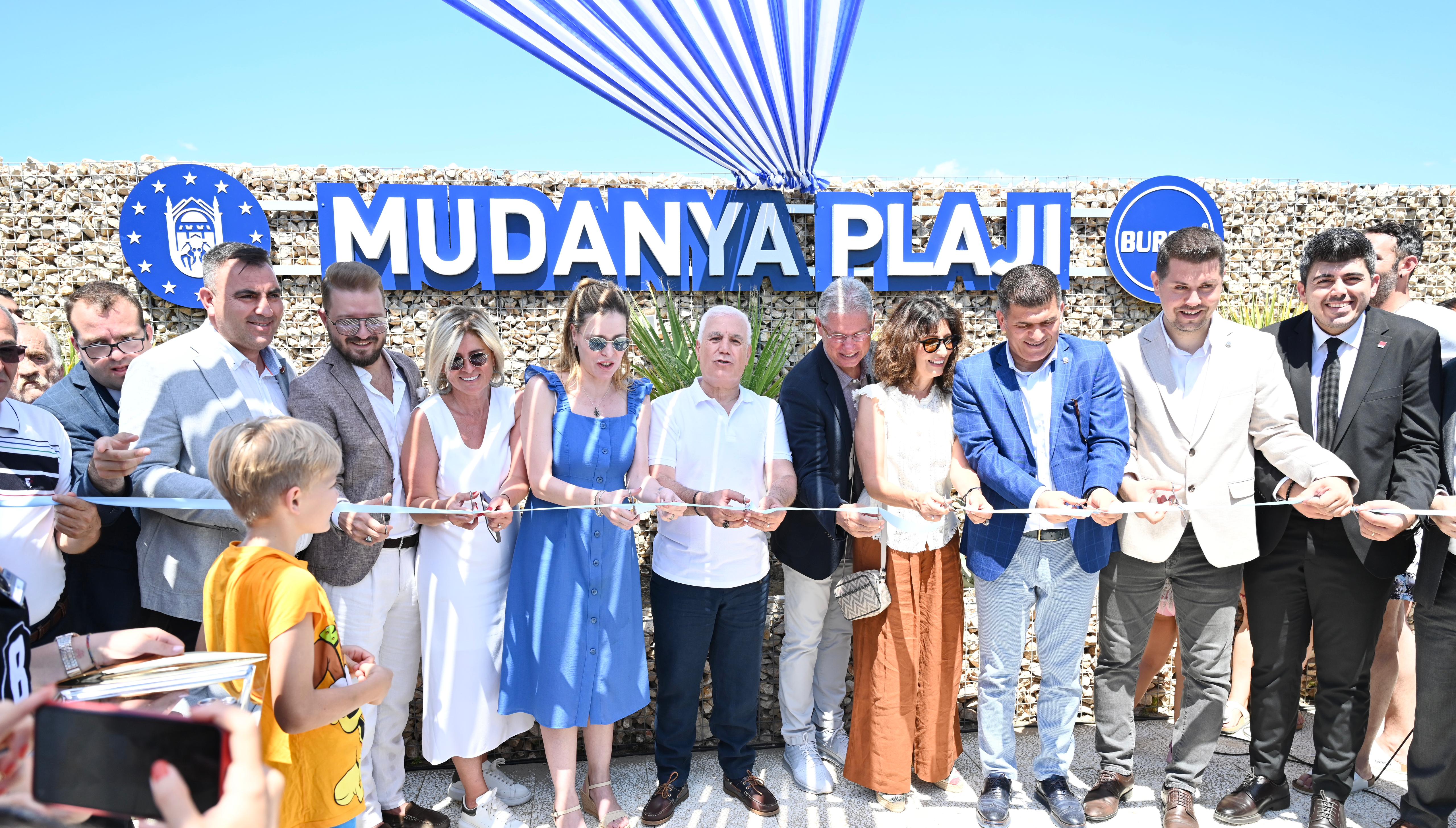 BURFAŞ Mudanya Plajı Tesisleri, törenle hizmete açıldı