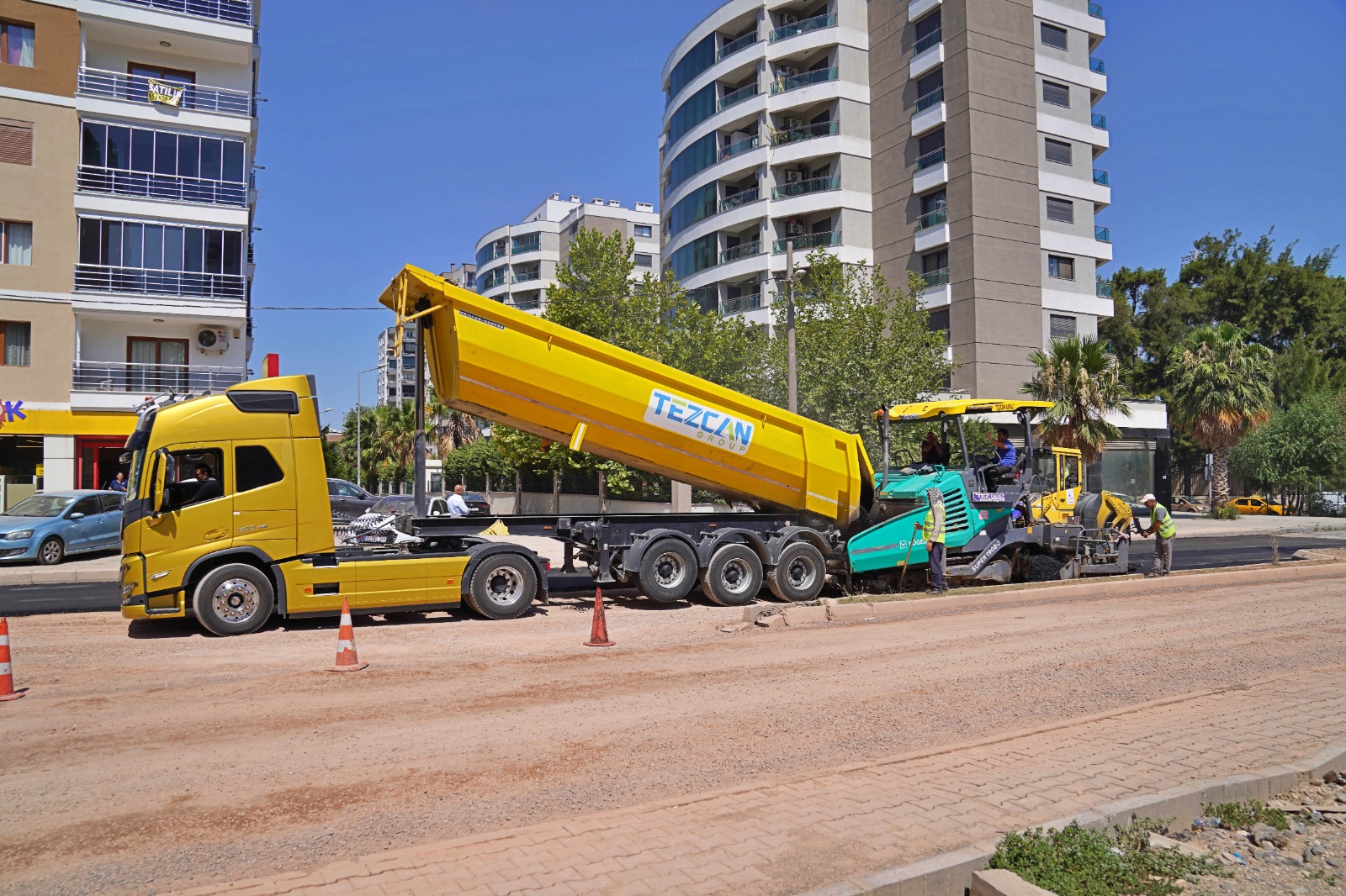 İZBETON ekipleri 3 ayda 70 bin metrekarelik kazı kapattı