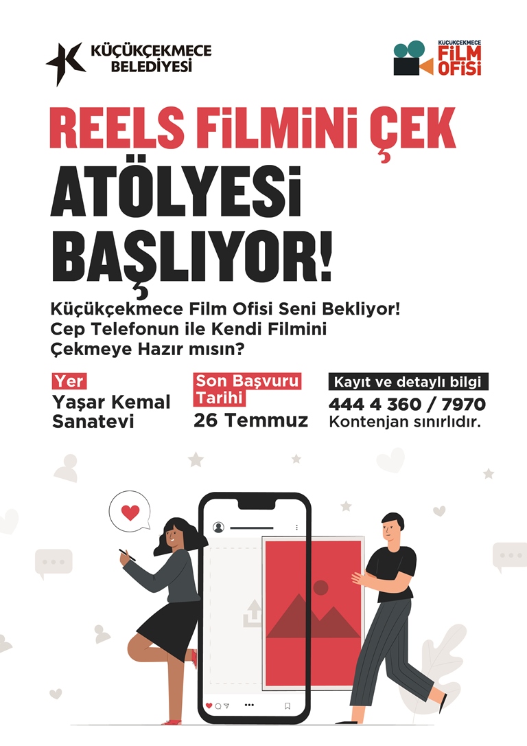 Küçükçekmece’de Film Yapım Atölyesi’nin Ağustos ayı kayıtları başladı