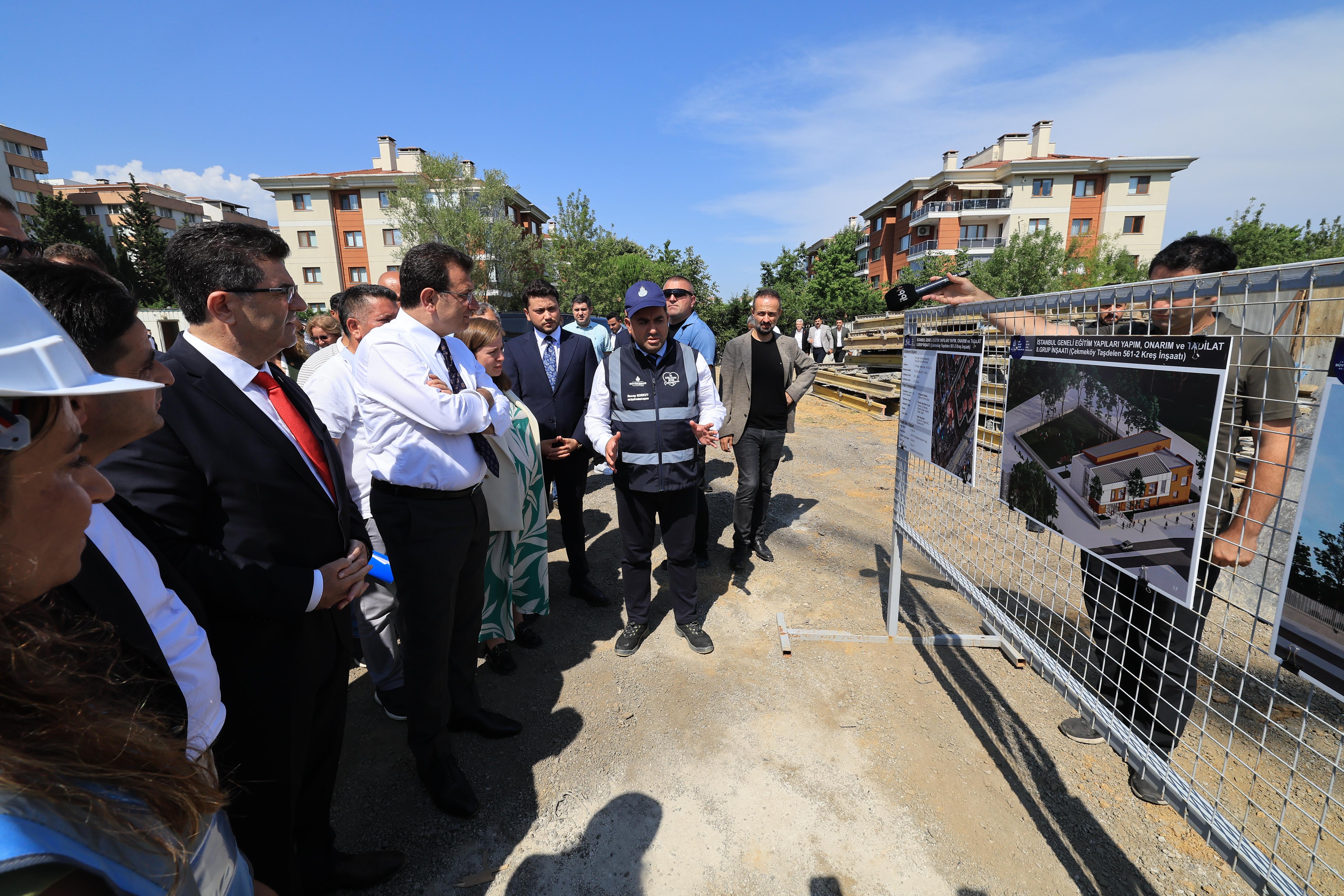 İmamoğlu: Her ilçede önemli konuya dokunan yoğun şantiyelerimiz var