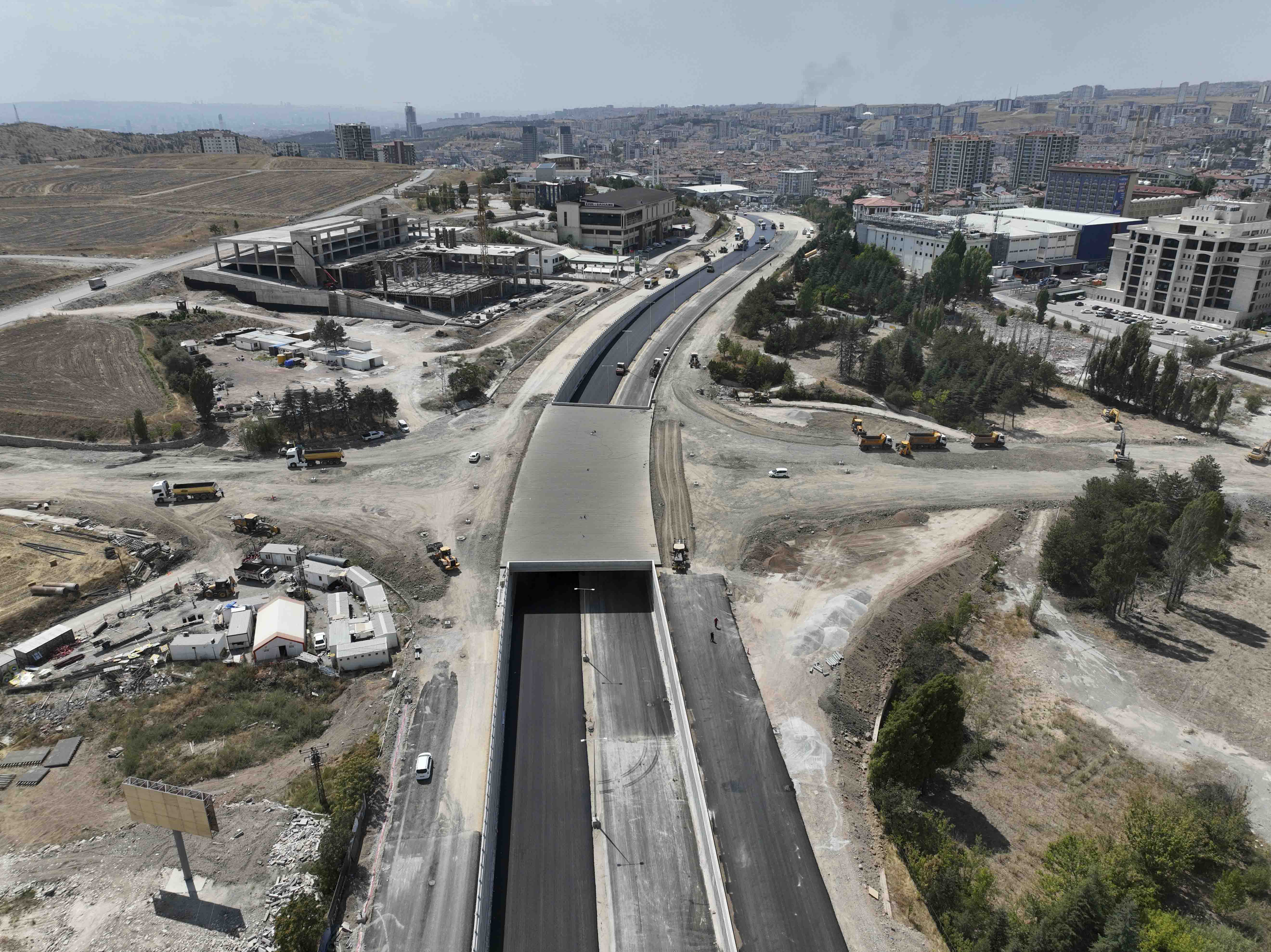 Pursaklar Alternatif Giriş-Çıkış Bulvarı ve Alt Geçidi” projesinde sona yaklaşıldı