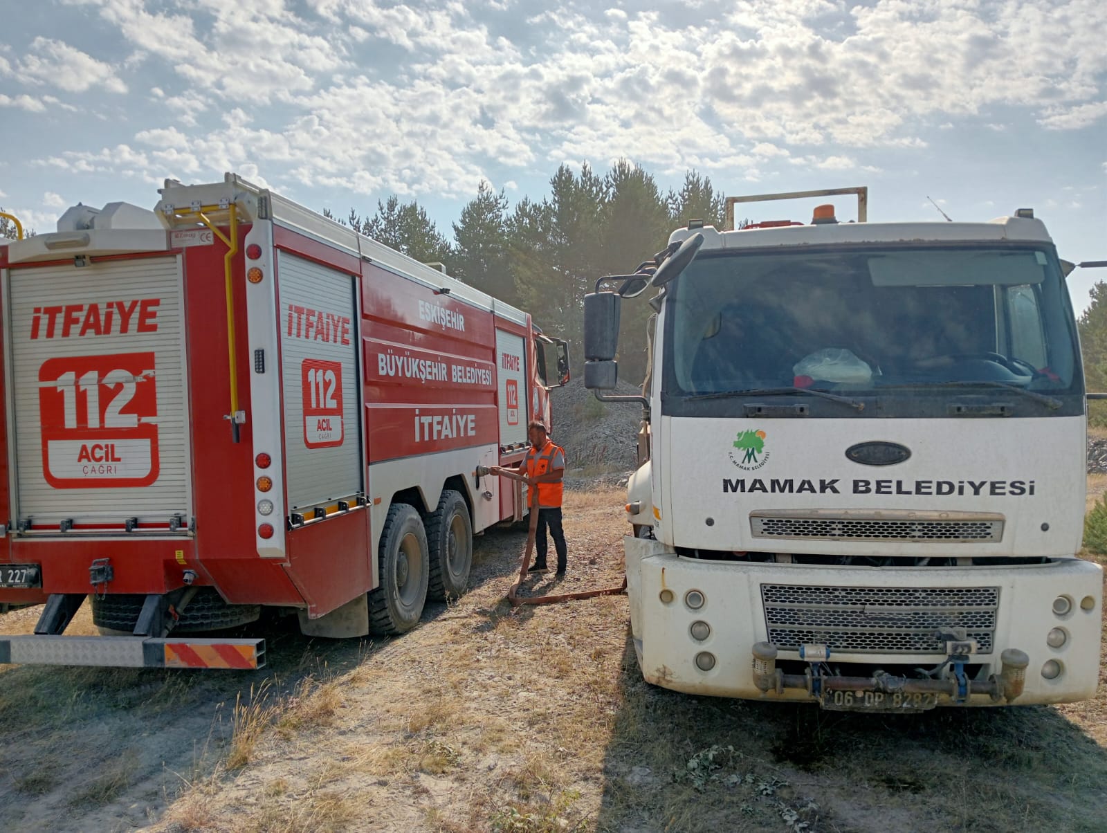 Mamak Belediyesi Bolu’daki söndürme çalışmalarına katıldı