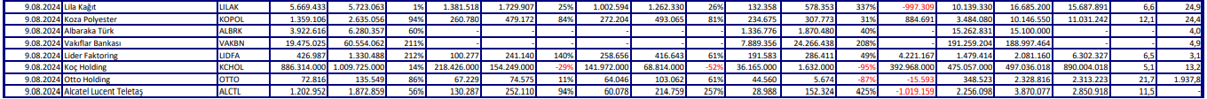 BMD Araştırma’dan 6A24 BİST şirket karları