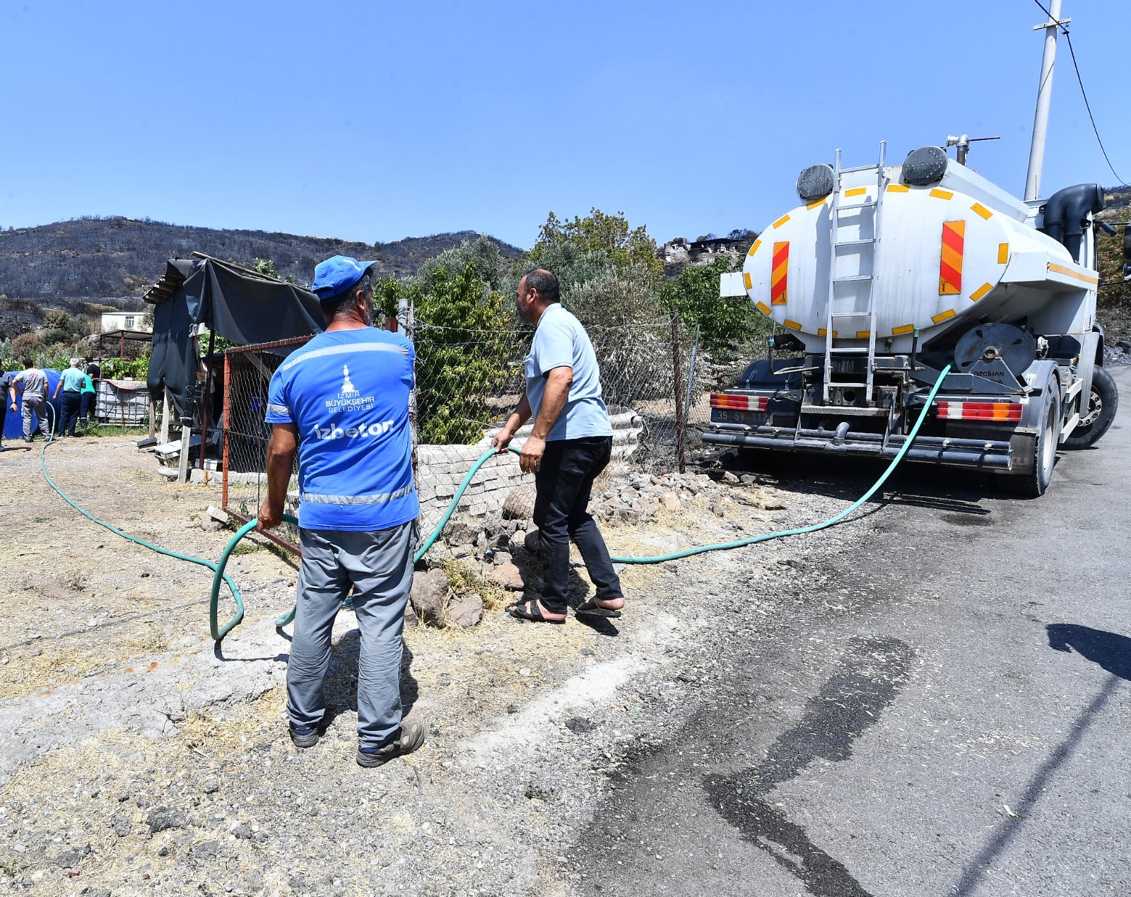 İzmir Büyükşehir Belediyesi’nden üreticinin su talebine çözüm