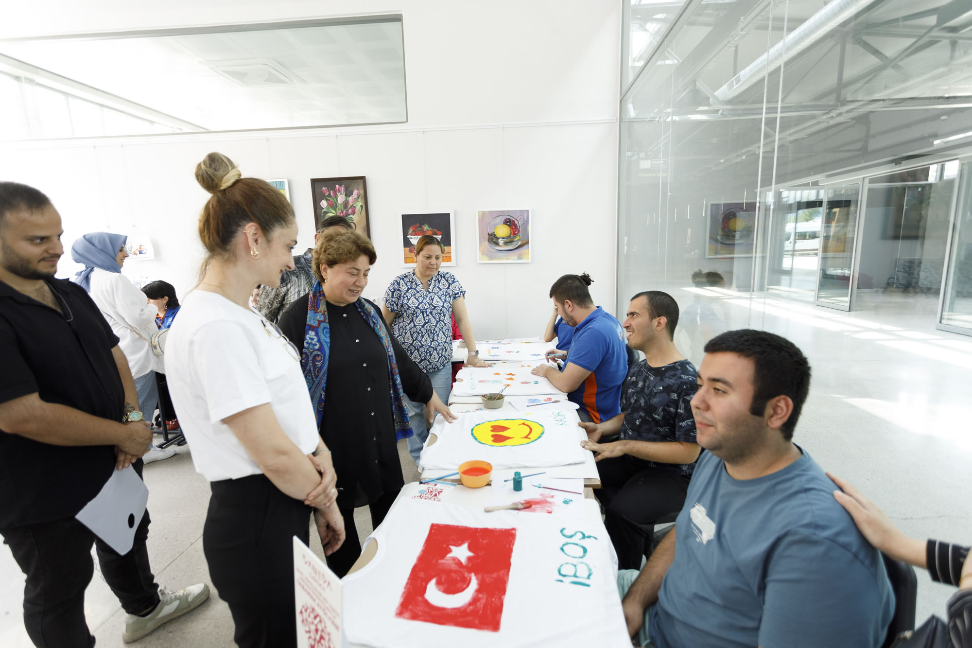 Kocaeli Engelsiz Yaşam Merkezi öğrencileri Vaneda tasarım atölyesinde buluştu