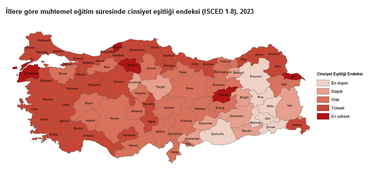 TÜİK- Muhtemel eğitim süresi 2023 yılında 17,9 yıl oldu