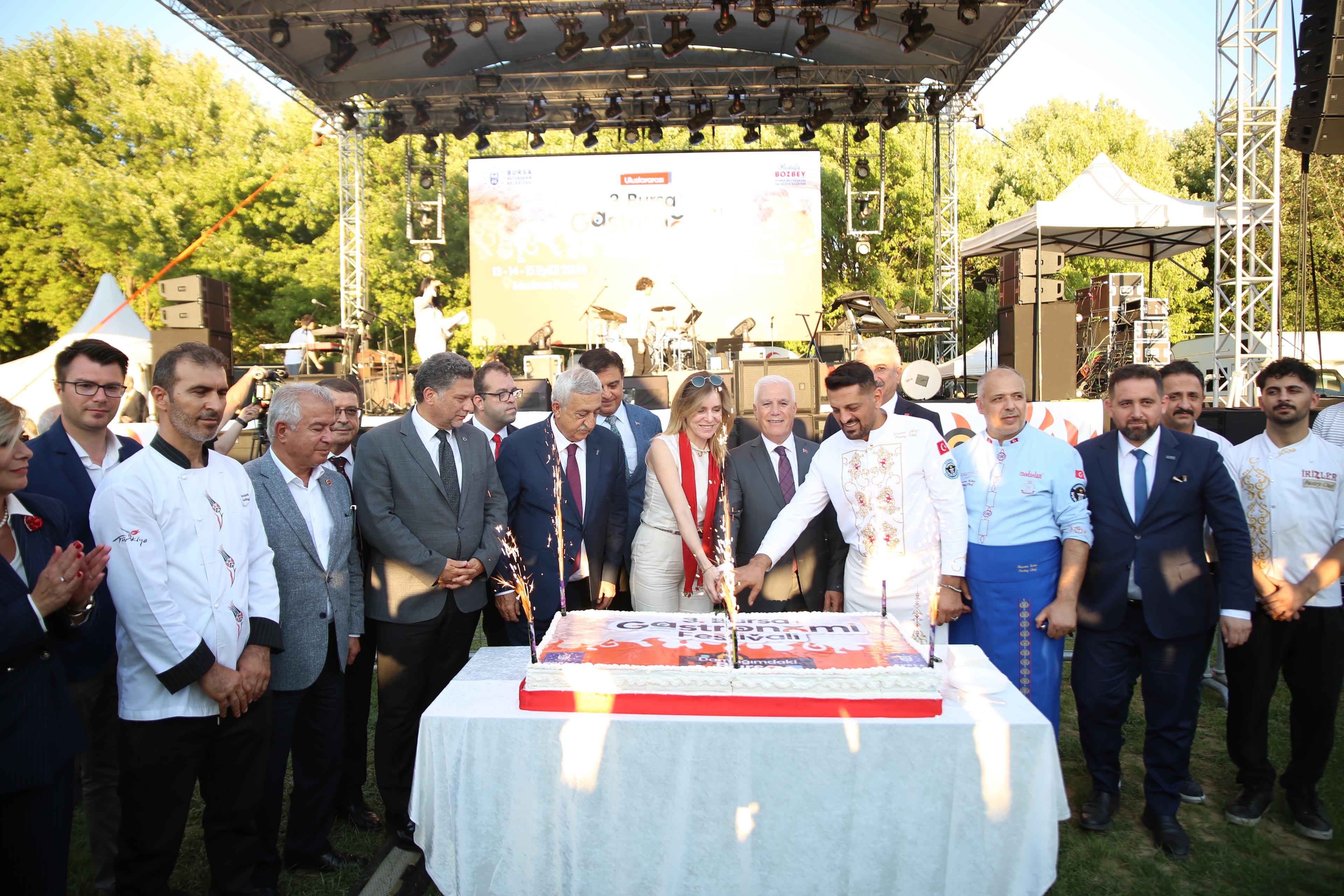 Bursa’nın lezzetleri festivalde vitrine çıktı