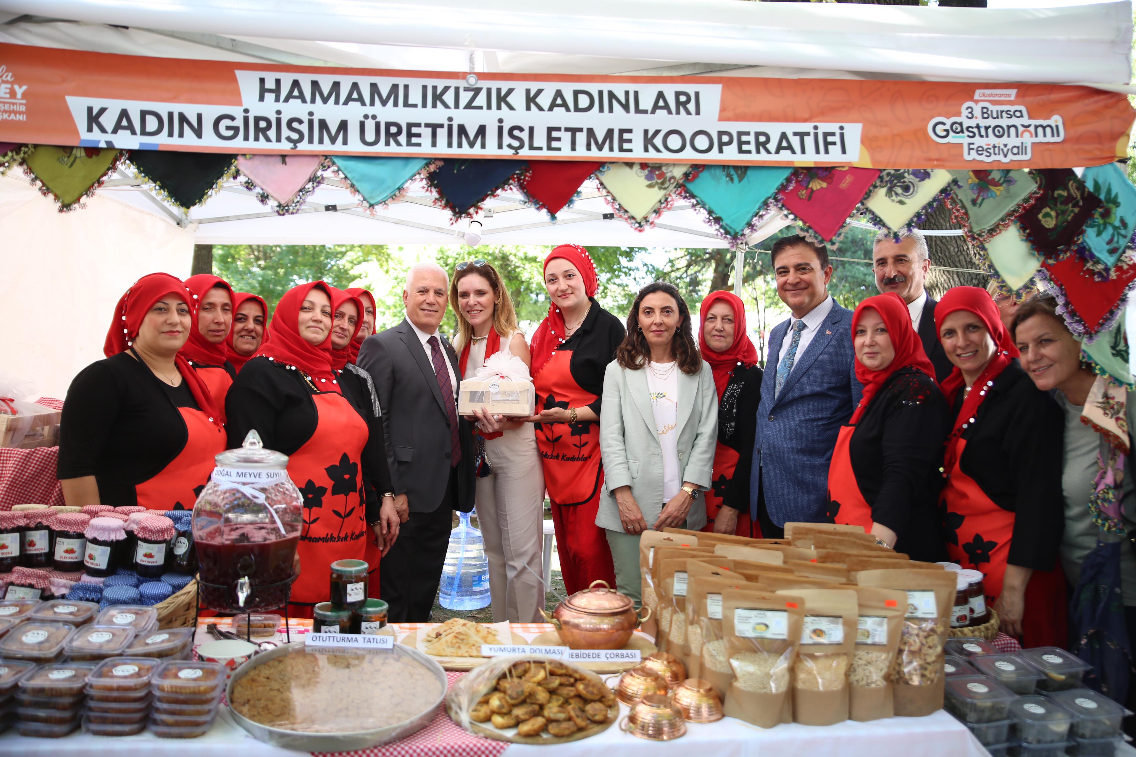 Bursa Gastronomi Festivali kortej yürüyüşüyle başladı