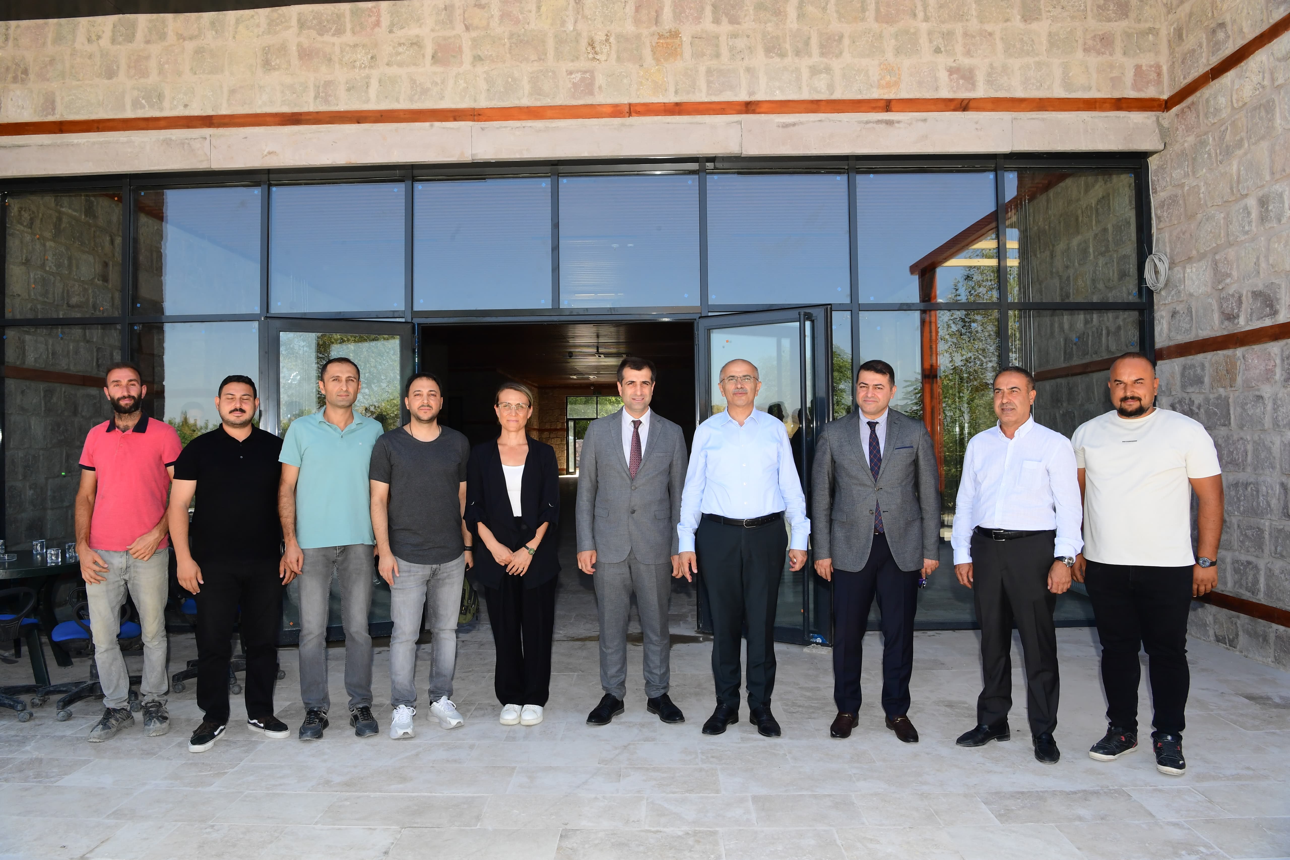 Başkan Er’den Arslantepe Höyüğü Tanıtım ve Karşılama Merkezi’nde inceleme