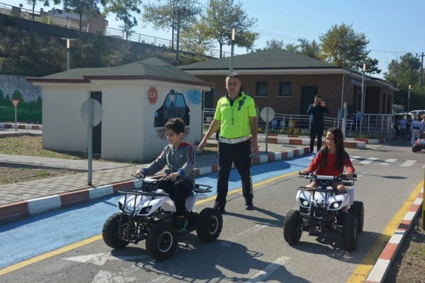 Karabük’te çocuklara trafik bilinci aşılandı