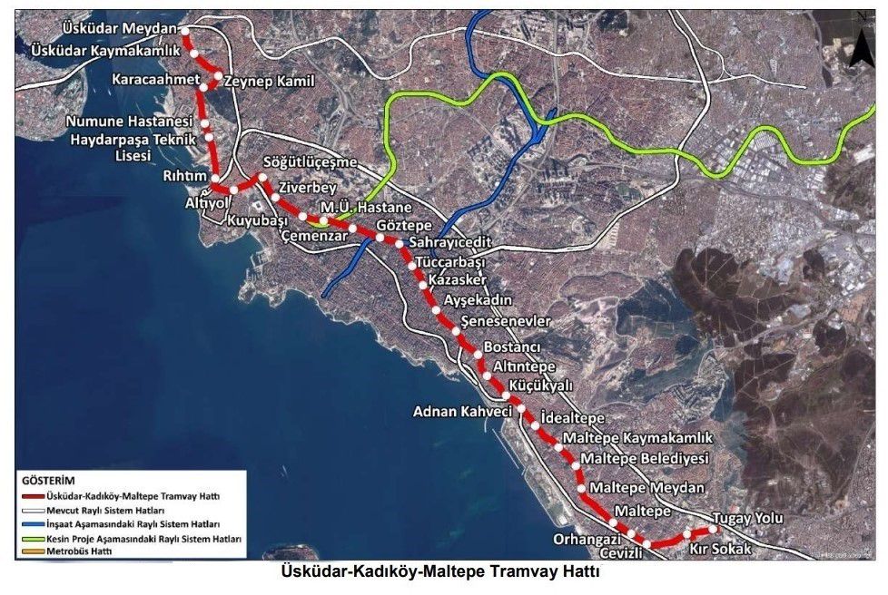 İBB, yeni tramvay hattı için ÇED başvurusu yaptı