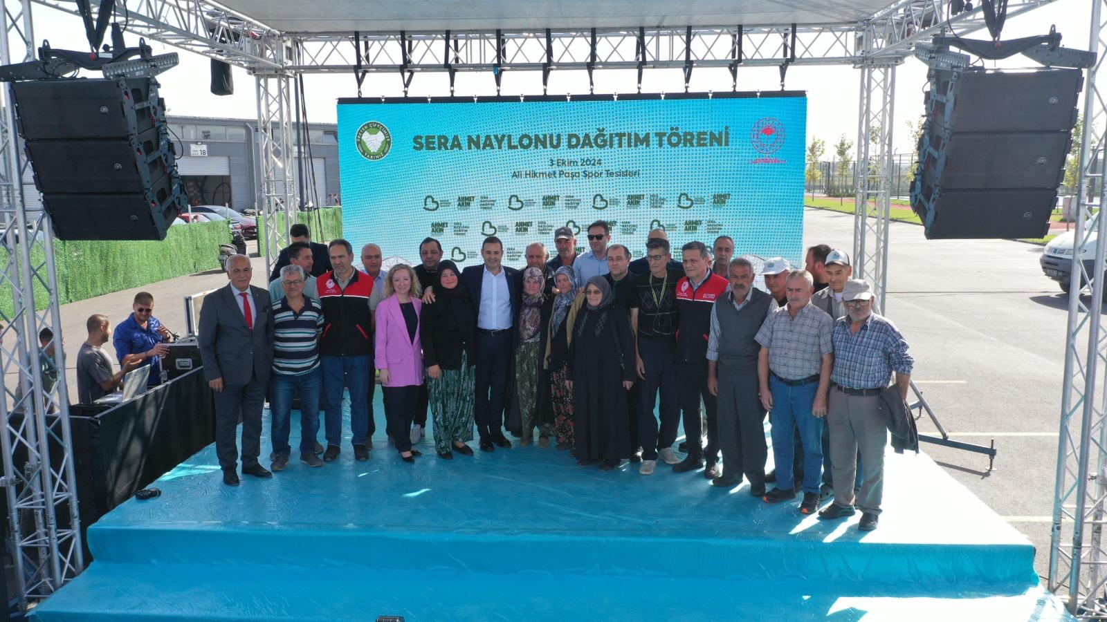 Balıkesir Büyükşehir Belediyesi’nden 332 üreticiye yüzde 50 hibeli sera naylonu desteği