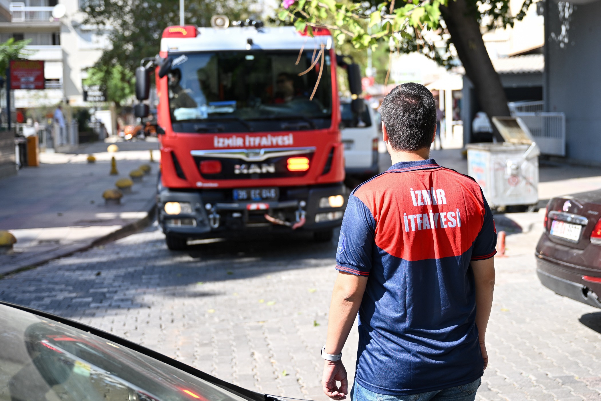 Bornova Belediyesi’nde yangın tatbikatı yapıldı