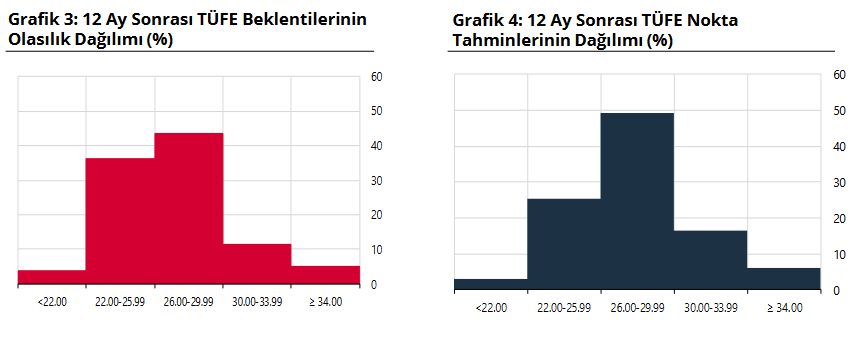 TCMB – Yılsonu tüketici enflasyonu beklentisi yüzde 44,11’e yükseldi