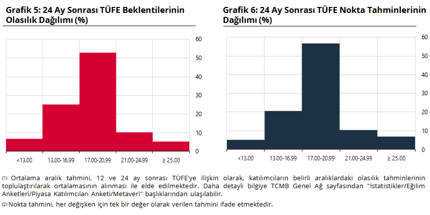 TCMB – Yılsonu tüketici enflasyonu beklentisi yüzde 44,11’e yükseldi