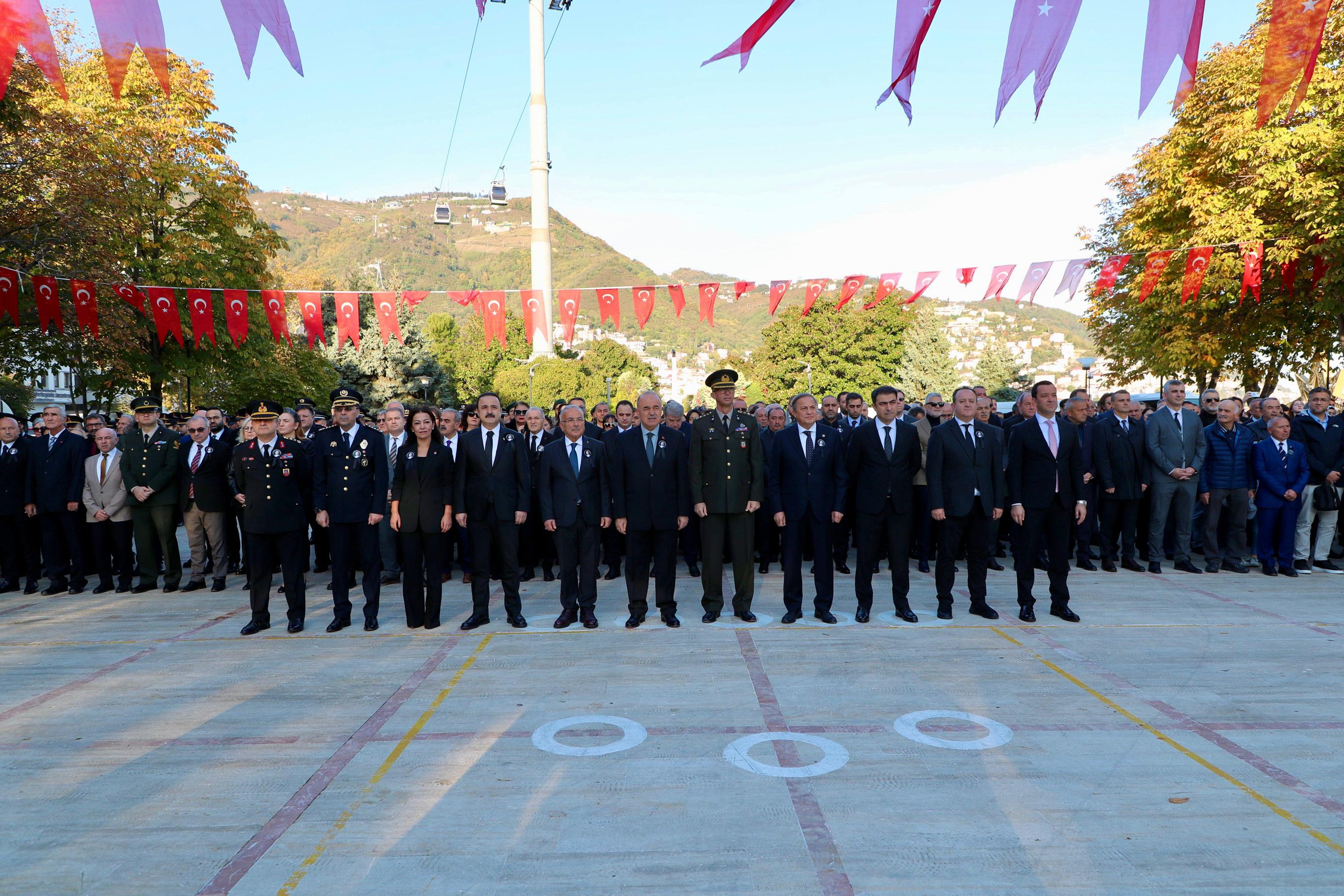 Atatürk, vefat yıl dönümünde Ordu’da anıldı