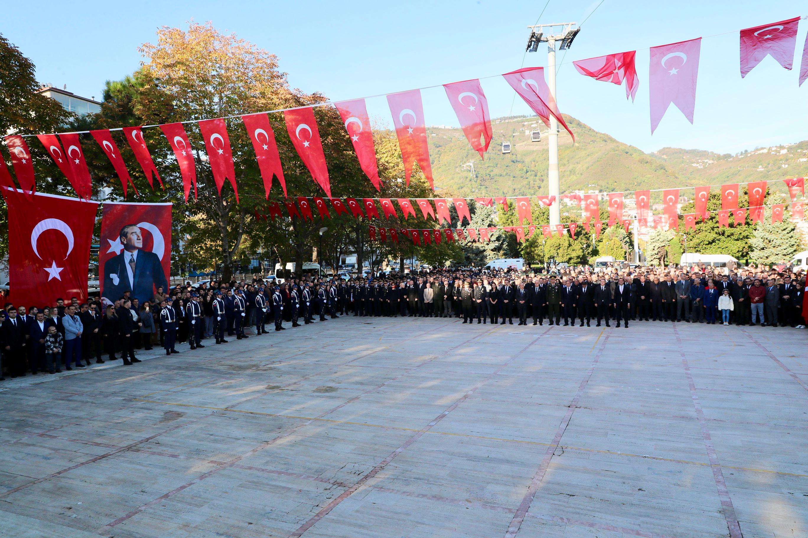 Atatürk, vefat yıl dönümünde Ordu’da anıldı