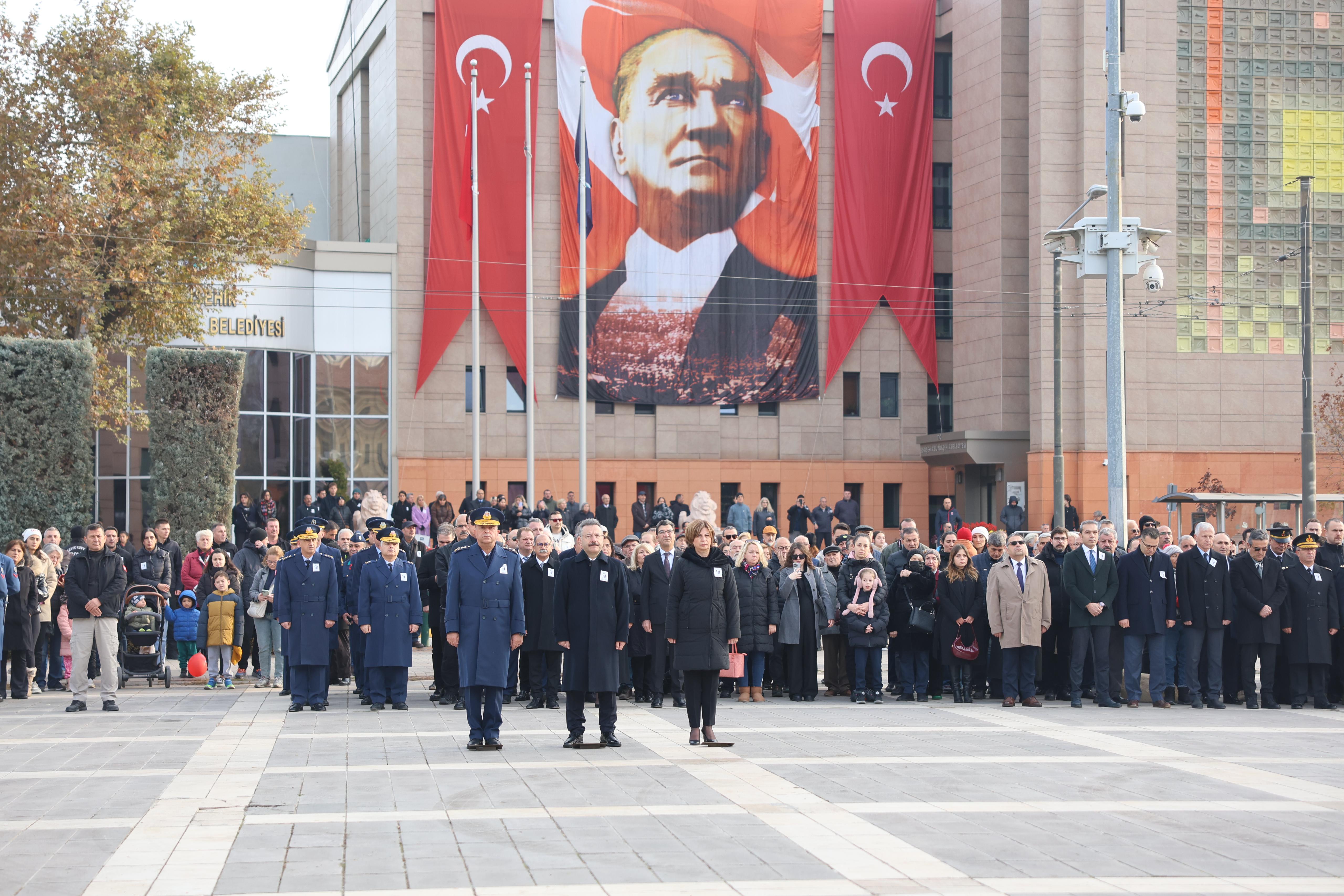 Eskişehir’de 10 Kasım Atatürk’ü anma töreni