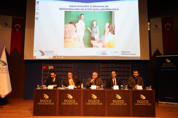 Düzce Üniversitesi, “24 Kasım Öğretmenler Günü” anısına panel düzenledi