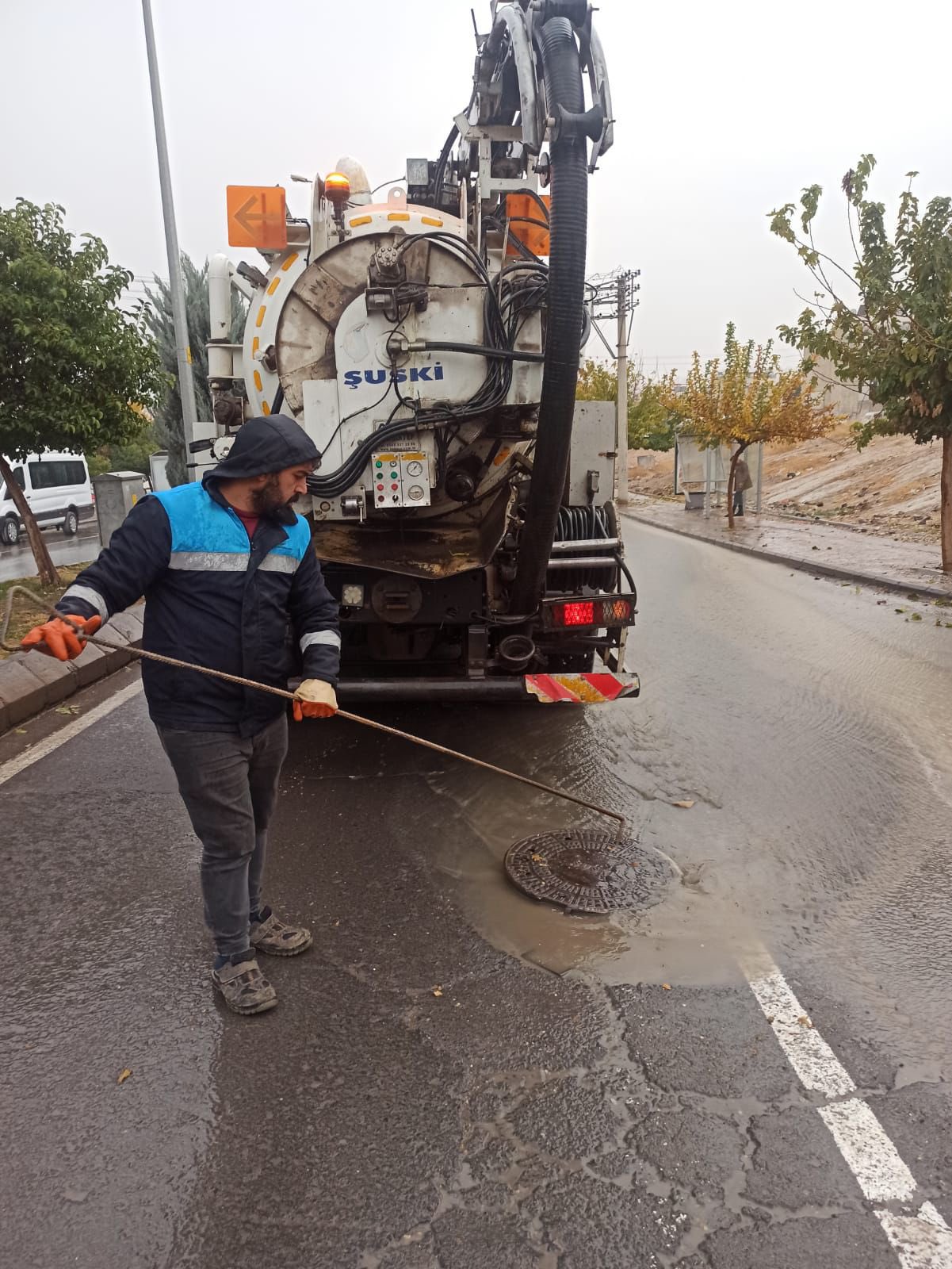 ŞUSKİ Genel Müdürlüğü, yağış önlemleri için çalışmalarını sürdürüyor