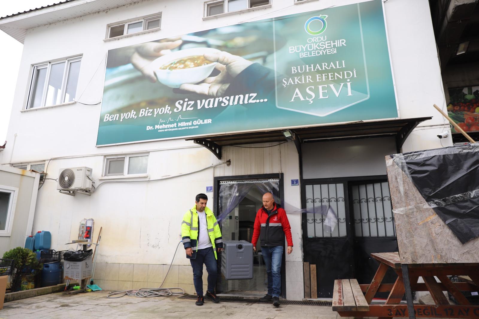 Ordu’da ihtiyaç sahibi bin kişiye sıcak yemek ulaştırılıyor